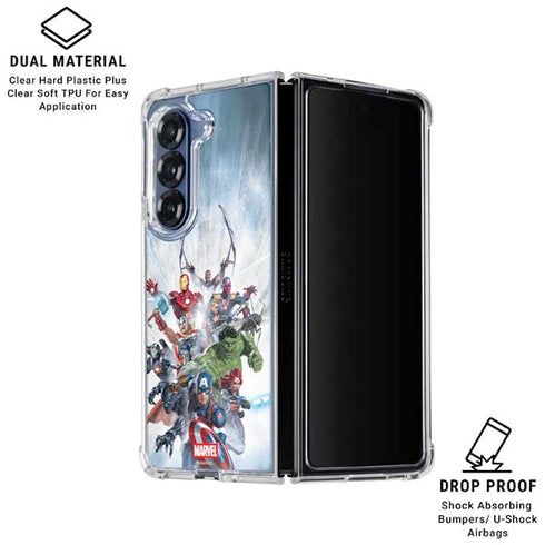 Marvel Avengers Assembled Galaxy Z Fold6 Clear Case